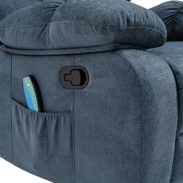 English Elm Christopher Knight Home® - MASSAGE Recliner Charcoal Fabric with 5 Modes, 2 Intensities, Tufted Contemporary Design & Remote 70412.00CHAR