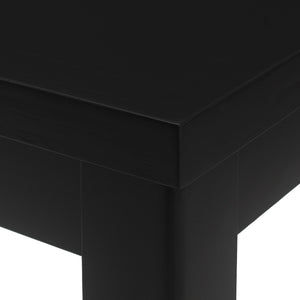 English Elm Christopher Knight Home® - Wood Counter Height Dining Table with Farmhouse Charm, Durable Rubberwood Frame & Easy-Clean Top Matte Black 69004.00BLK