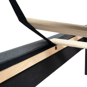 English Elm Queen Upholstered Platform Bed Frame with Button Tufted Linen Headboard, Wood Slats, 600lb Limit, Easy Assembly DARK GREY W311P195302