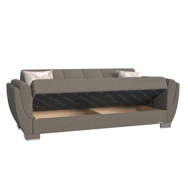 English Elm Primenest Skyhaven Convertible Sofabed With Storage – Chic Brown Upholstery For Small Spaces B030P286505-GIGA