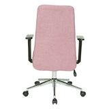 OSP Home Furnishings Evanston Office Chair Orchid