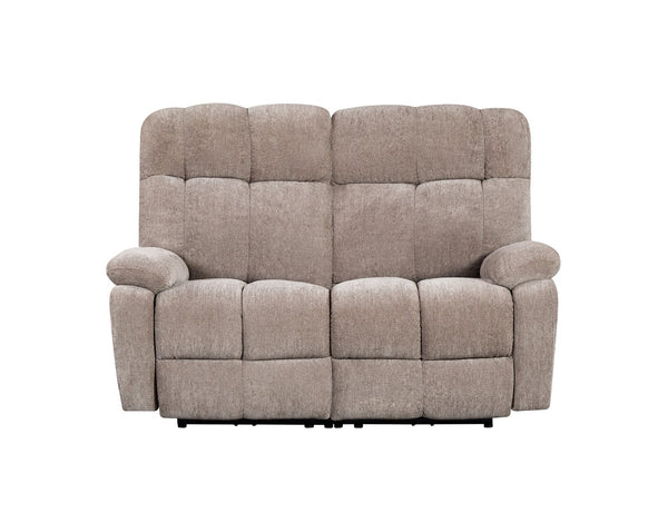 English Elm Liyasi Dual OKIN Motor Power Recliner Sofa 2-Seater with Infinite Position Lock, 300lb Capacity, Modular W820S00061