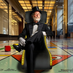 English Elm Foldable Gaming Chair with Bluetooth Speakers, RGB LED Ambience, Vibration Massage & USB Charging Port W311P263541