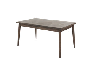 English Elm Contemporary Walnut Dining Table 59"x36" Solid Wood Look Melamine MDF Rectangle for Stylish Meals B011P203548