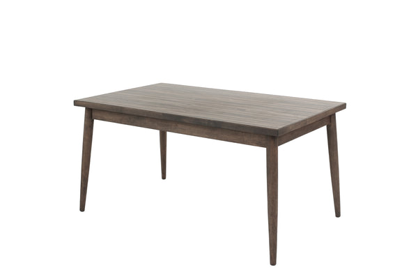 English Elm Contemporary Walnut Dining Table 59"x36" Solid Wood Look Melamine MDF Rectangle for Stylish Meals B011P203548