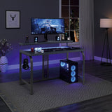 OSP Home Furnishings Reload 48" Gaming Desk Grey