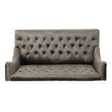 Christopher Knight Home® - Noble House - Leora Modern Glam Tufted Velvet Wingback Loveseat