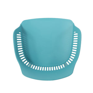 English Elm Christopher Knight Home® - DAHLIA Weather-Resistant Outdoor Chair with Durable Polypropylene Frame, Modern Minimalist Design Teal 26.7 L x 23.7 W x 22.2 H 68374.00T