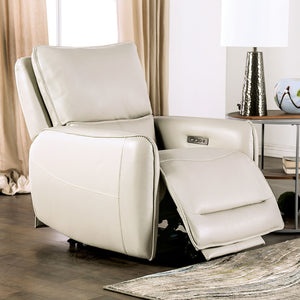 English Elm Transitional Multi-Function Glider Recliner with Channel Back, Cup Holders, Hidden Storage, Upholstered Comfort Beige 40 L x 34 W x 30 H B2741P387647