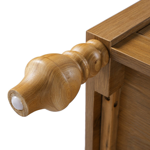 English Elm Christopher Knight Home® - 30-Inch Walnut Vanity with Seashell Resin Sink, Flip-Up Organizer, Soft-Close Doors & Legs Brown N765P33417576B