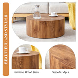 English Elm The Cylindrical Table With Its Patterned Design Can Be Easily Integrated Into A Variety Of Interior Styles, From Coffee Tables To Small Dining Tables, Workbenches Or Makeshift Writing Desks.