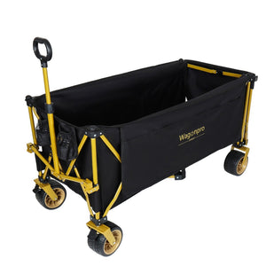 English Elm 67-1/2in Heavy Duty Beach Wagon All-terrain Wheels Foldable Tailgate 480lb Capacity W2932P349287