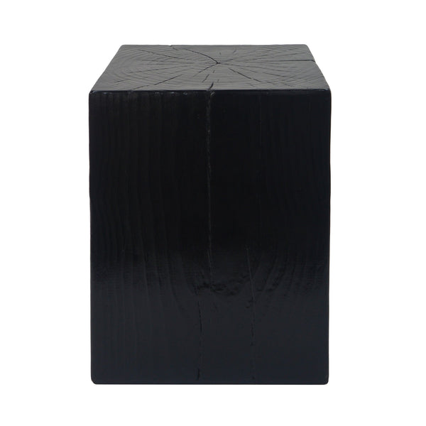 English Elm Christopher Knight Home® - Retro Square-Column Side Table Set with Wood-Look MGO Finish, Stackable End Tables for Living Room Black N770S372B98B99B