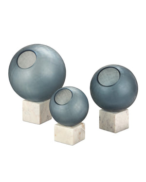 Fresno Blue Orb - Set of 3
