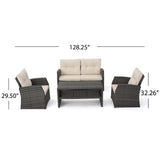 Christopher Knight Home® Noble House St Marta 4 Pc Chat Set