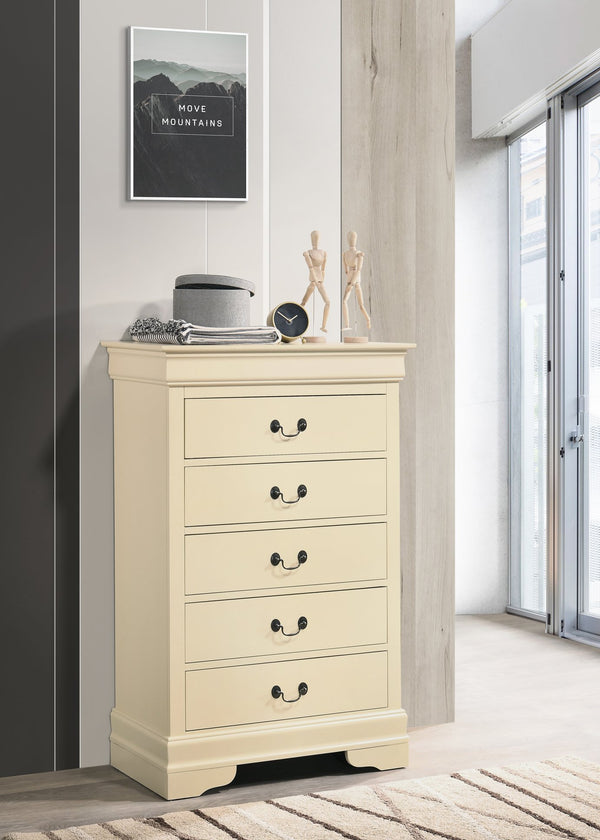 English Elm Louisphillipe G02175-Ch Beige Storage Chest - Timeless Design With Ample Storage For Any Bedroom B078107852