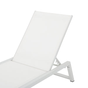 English Elm Christopher Knight Home® - Myers Chaise Lounge - Modern Outdoor Seating With Adjustable Backrest, Durable Aluminum Frame & Mesh 61407.00WWHIMP2