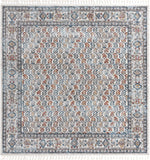 Unique Loom Aramis Solal Machine Made Tribal Rug Multi, Black/Brown/Light Blue/Olive/Rust Red 10' 0" x 10' 0"