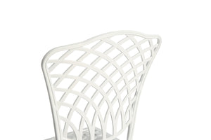 English Elm Bistro Set: Elegant 3-Piece Rustproof Cast Aluminum Patio Furniture For Outdoor Charm & Comfort W640P251291