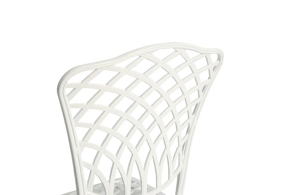 English Elm Bistro Set: Elegant 3-Piece Rustproof Cast Aluminum Patio Furniture For Outdoor Charm & Comfort W640P251291