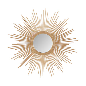 Madison Park Fiore  Sunburst Wall Decor Mirror 14.5"D MP160-0230 Gold