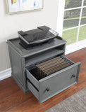 OSP Home Furnishings Country Meadows File Cabinet Plantation Grey