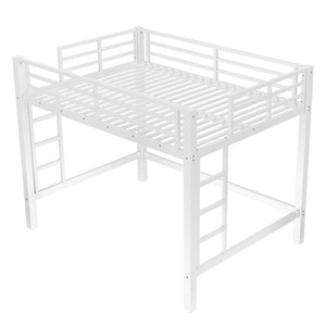English Elm Twin Floor Bed Solid Pine Frame with Guardrails and Door for Safe Kid Sleep W1580P435707