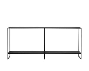 Sunpan Eiffel Console Table – Elegant Metal Design with Classic Style Perfect for Your Living Space Decor Matte Black