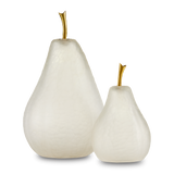 Glass Pear Set of 2