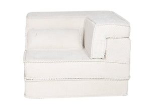 English Elm Compression Modular Sofa Bed - Versatile No Assembly Floor Couch With Soft Circle Fleece Fabric W3723P377147