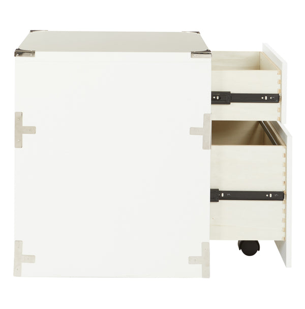 OSP Home Furnishings Wellington 2 Drawer File Cabinet White