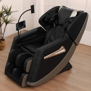 English Elm Massage Chair Recliner - Zero Gravity Full Body Air Pressure Therapy For Ultimate Relaxation & Comfort W1875P300911