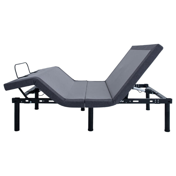 English Elm Threepio Upholstered Adjustable Bed Base with Wireless Remote and Zero Gravity Presets B062P334264