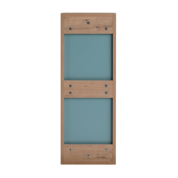 English Elm 10'' Wall Mounted Mirrored Bathroom Cabinet Plywood Build with Soft Close Hinge Storage W999P470298