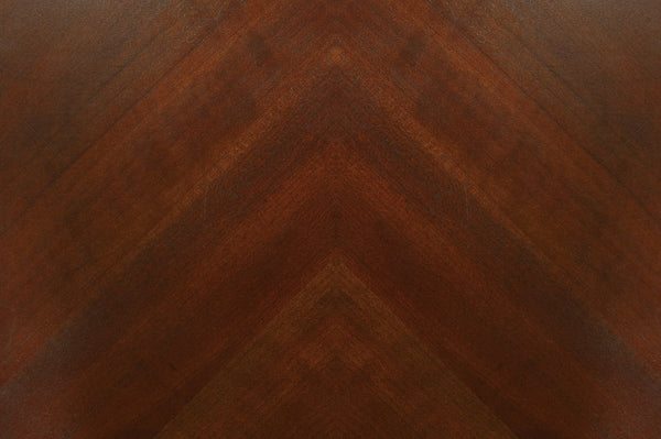 English Elm Classic Contemporary 7pc Dining Set with Extendable Leaf and Upholstered Nailhead Side Chairs, Elegant Finish Cherry 29 L x 30 W x 10 H B011S01792