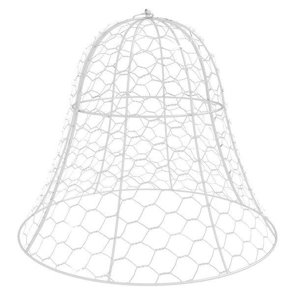 English Elm Outsunny Garden Chicken Wire Cloches - 6 Pack Metal Plant Protectors For Seedlings & Herbs W2225P200895-GIGA