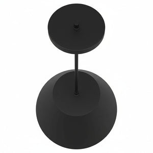 English Elm 16 Inch Sculptural Matte Pendant Light with Etched Glass Diffuser for Kitchen or Dining Black B370P403644