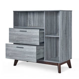 Christopher Knight Home® - Noble House - Rattler Mid-Century Modern 2 Drawer Cabinet