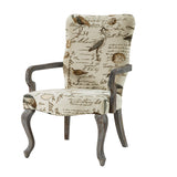 Madison Park Arnau Traditional Accent chair FPF18-0020 Ivory Multi