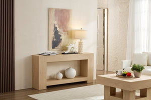 English Elm Rectangular Farmhouse Console Table Slim 63 Inch Mdf Wood Grain Entryway Sofa W2393P301831