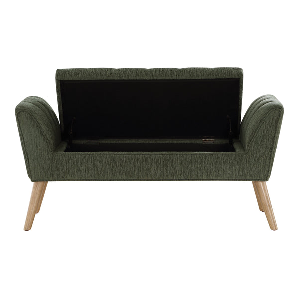 OSP Home Furnishings Castile Storage Bench Pine/Natural