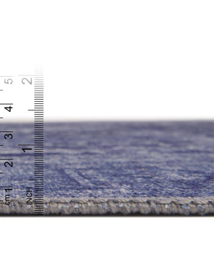 Unique Loom Timeless Peter Machine Made Abstract Rug Navy Blue,  8' 4" x 12' 2"