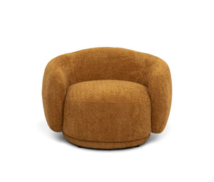 VIG Furniture Divani Casa Andrew - Modern Orange Fabric Sofa Set VGEV-B1830-SOFA-SET-ORG