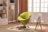 Manhattan Comfort Tulip Modern Accent Chairs - Set of 4 Orange, Yellow, Green, Red 4-AC029