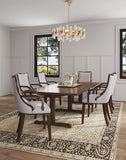 Manhattan Comfort Grand Traditional 6-Piece Dining Chairs Light Grey 4-DC048-LG