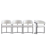 Augusta Dining Chair in White - Set of 4 4-DC094-WH Manhattan Comfort