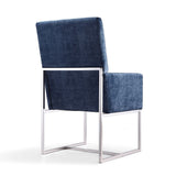 Manhattan Comfort Element Modern 6-Piece Dining Chairs Blue 4-DC2930-BL