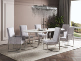 Manhattan Comfort Element Modern 6-Piece Dining Chairs Grey 4-DC2930-GY