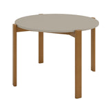 Gales Round 46.54 Dining Table in Greige - Set of 5 4-DT-82705-OW Manhattan Comfort