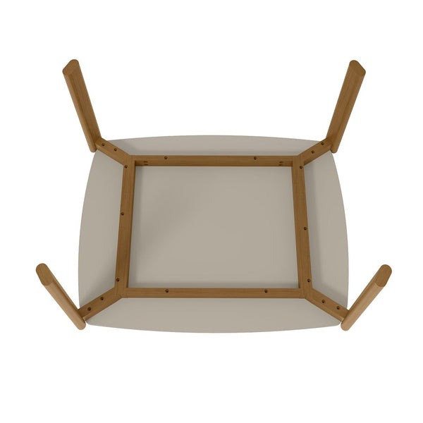 Gales 47.24 Dining Table in Greige - Set of 5 4-DT-82901-OW Manhattan Comfort